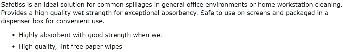 מטליות ניקוי AF INTERNATIONAL STI200 TEXT